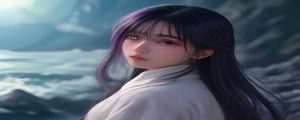 撸啊撸中单法师英雄星火法师在中路线上施法，金色与白色的魔法光效在夜晚地图中格外耀眼
